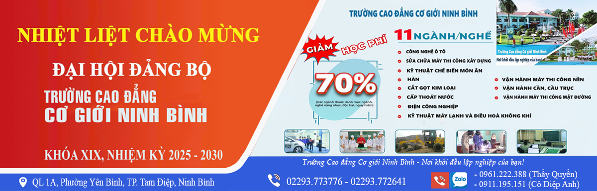 Trường Cao đẳng Cơ giới Ninh Bình